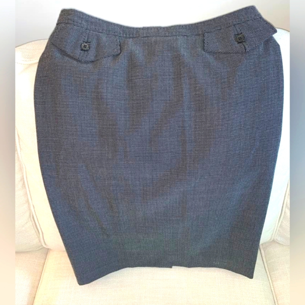 Vintage YSL houndstooth skirt